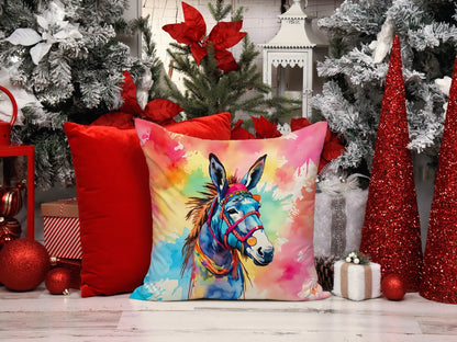Hippie Animal Donkey Throw Pillow - One Color / One Size - Home & Garden - Home Textile - Pillows