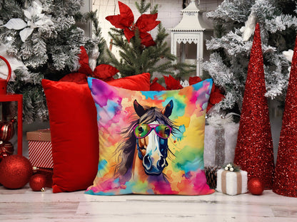 Hippie Animal Horse Throw Pillow - One Color / One Size - Home & Garden - Home Textile - Pillows