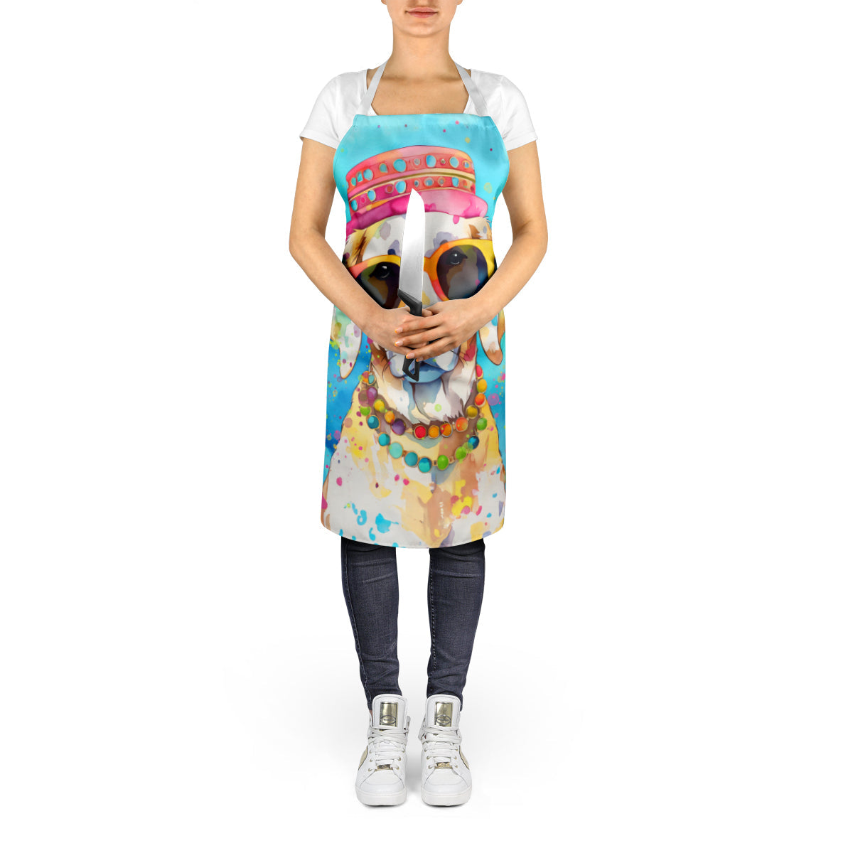 Hippie Dawg Apron - One Color / One Size - Home & Garden - Kitchen Dining & Bar - Table Decoration & Accessories