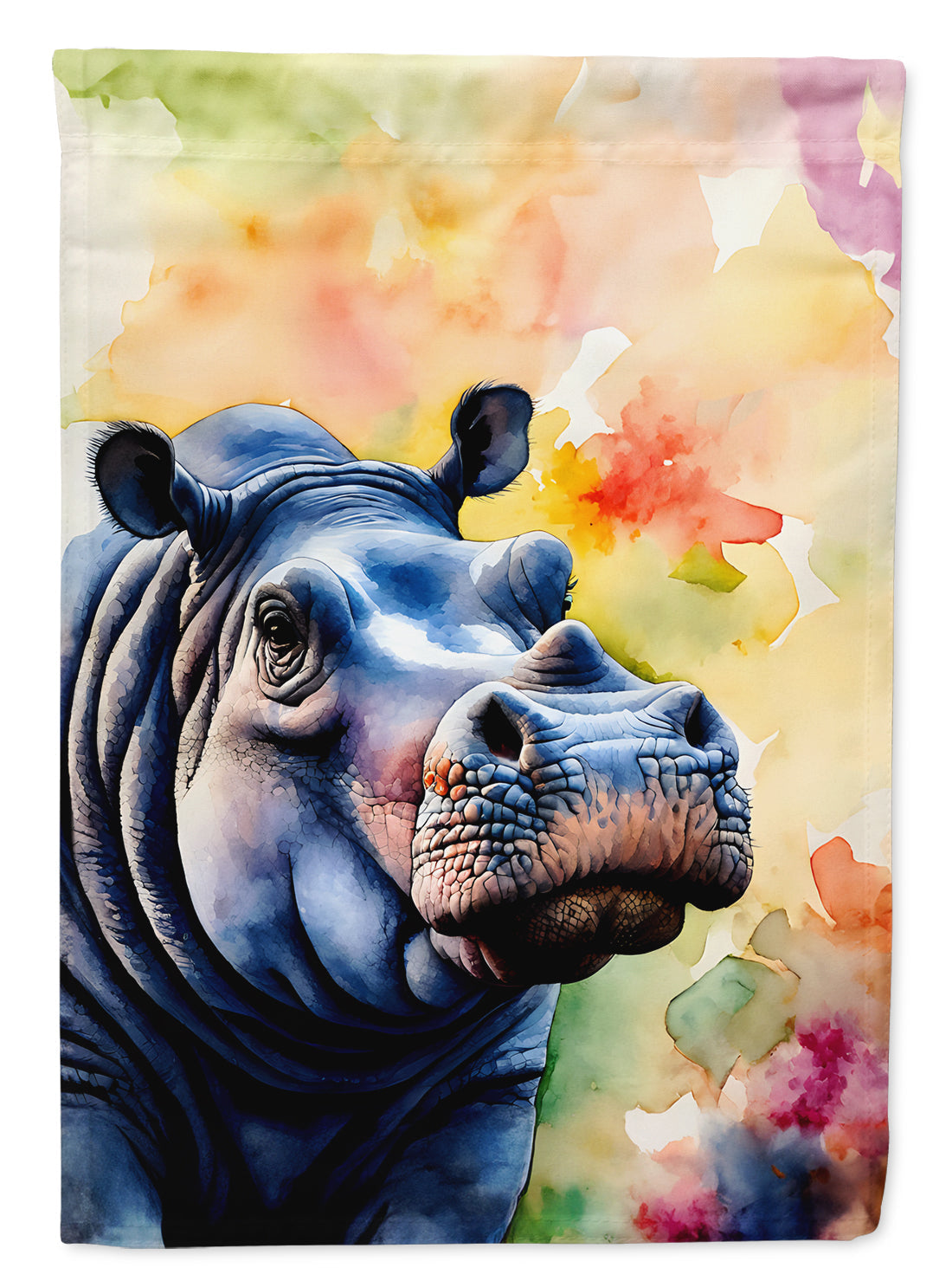 Hippopotamus Garden Flag - One Color / One Size - Home & Garden - Home Decor - Flags Banners & Accessories