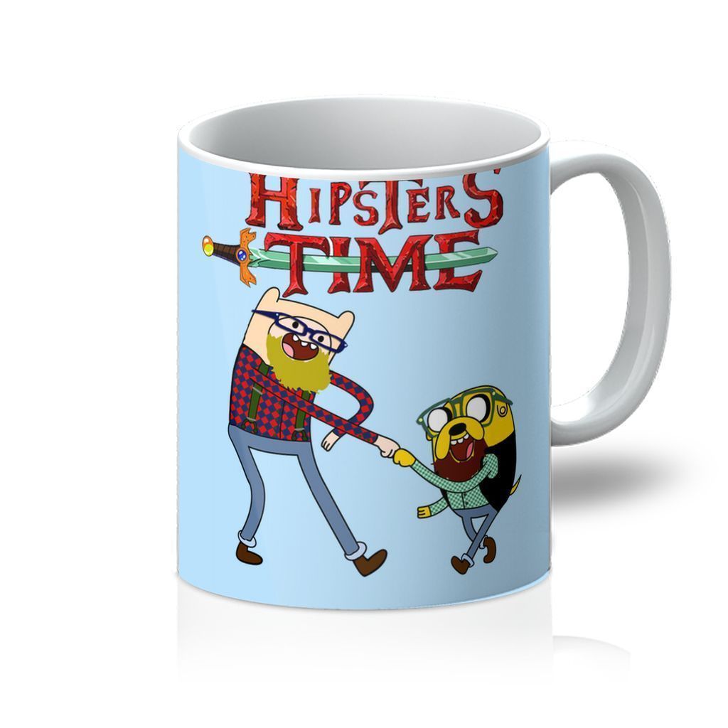 Hipsters Time Mug - One Color / One Size - Home & Garden - Kitchen Dining & Bar - Dinnerware