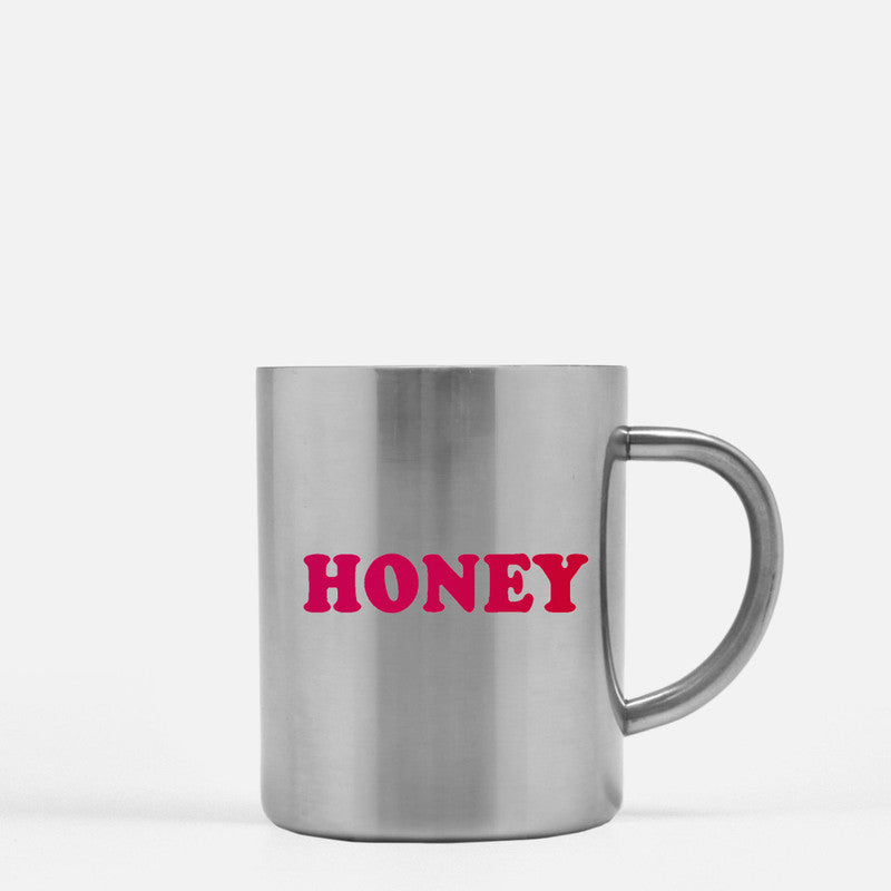 Honey Gold & Silver Mug - Silver - Home & Garden - Kitchen Dining & Bar - Dinnerware