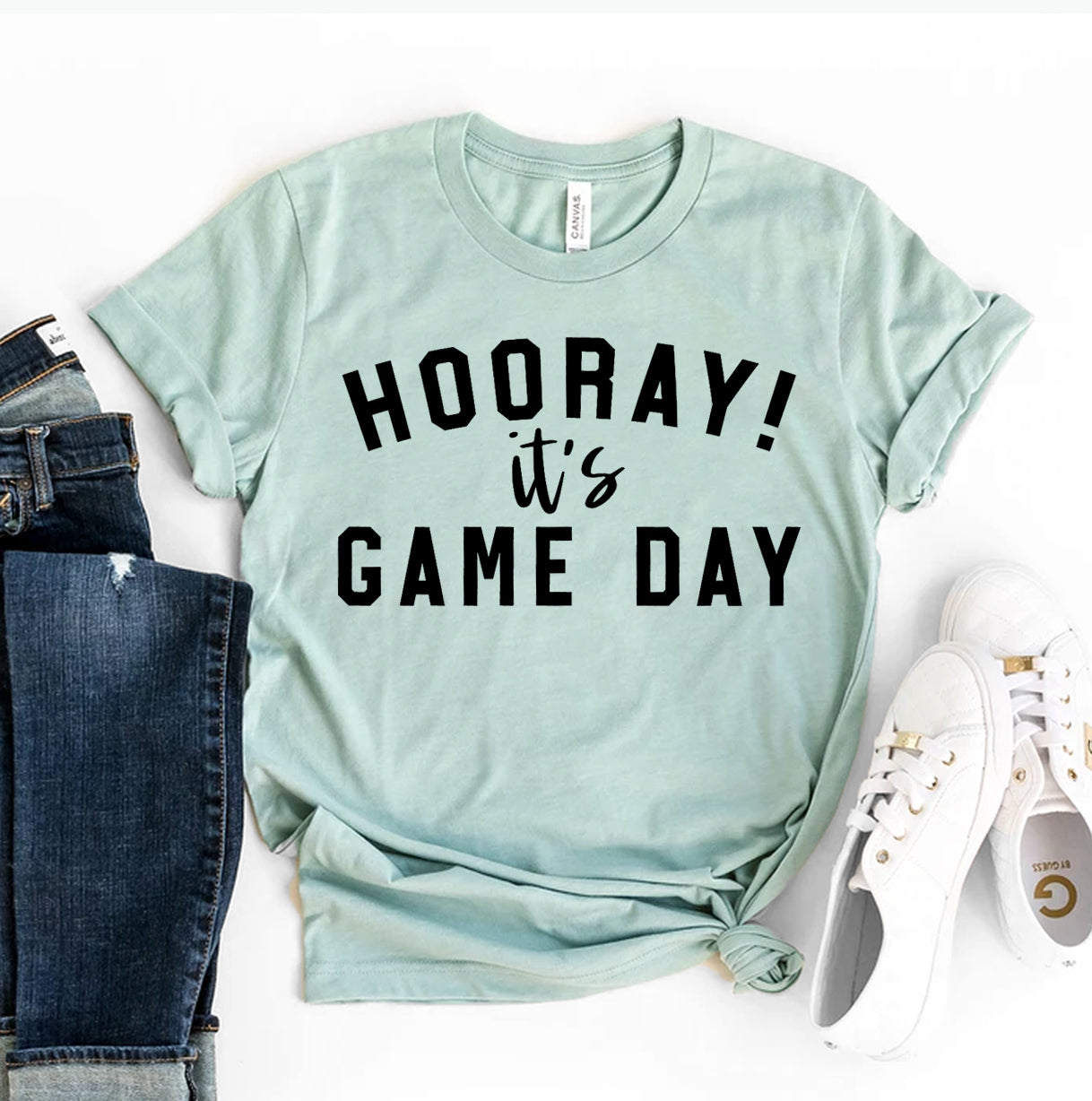 Hooray Its Game Day T-Shirt - Women’s Fashion - Women’s Clothing - Tops & Tees - T-Shirts