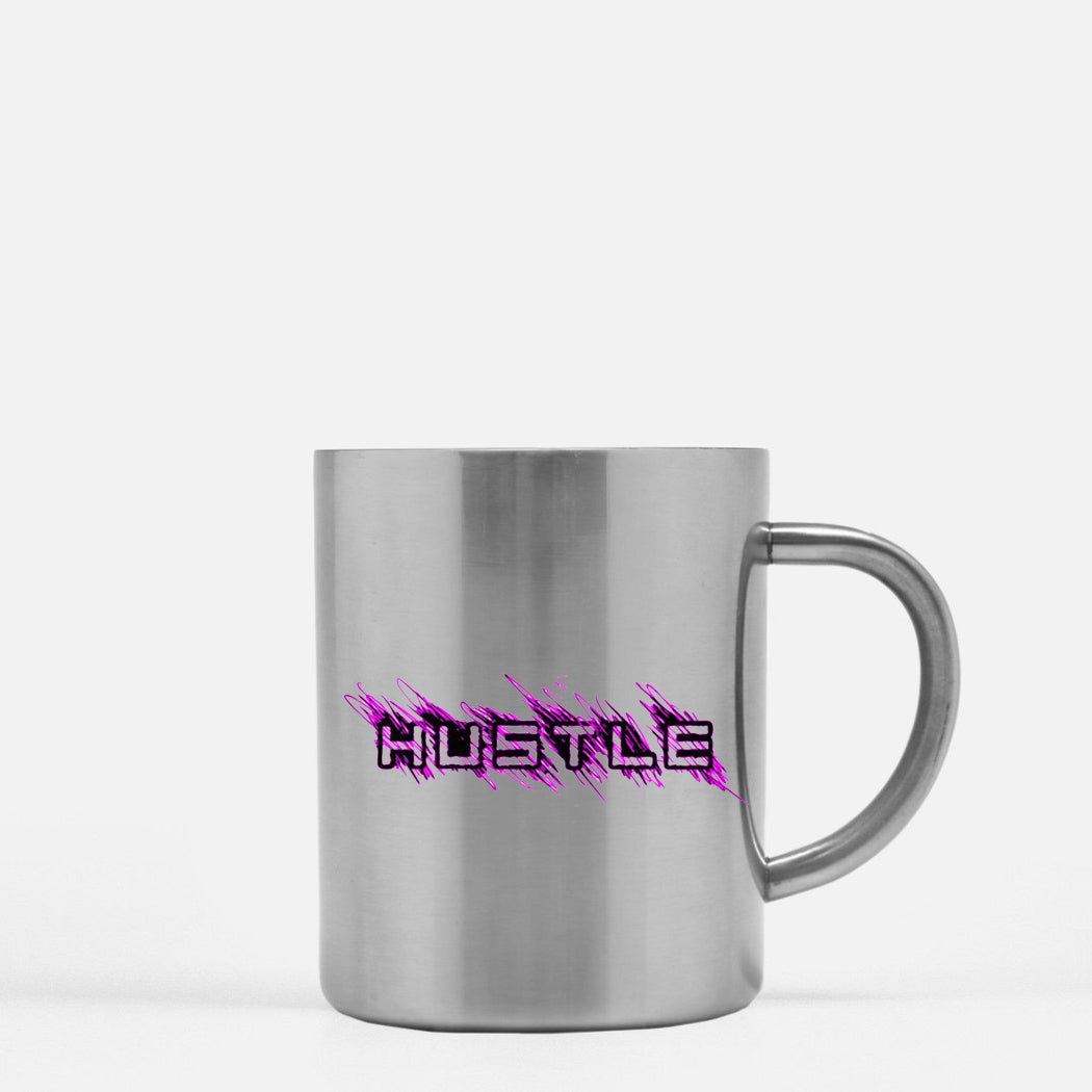 Hustle Gold & Silver Mug - Silver - Home & Garden - Kitchen Dining & Bar - Dinnerware