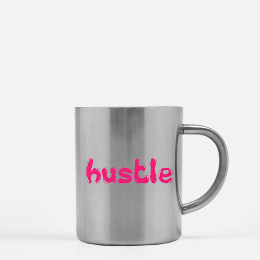 Hustle Gold & Silver Mug - Silver - Home & Garden - Kitchen Dining & Bar - Dinnerware