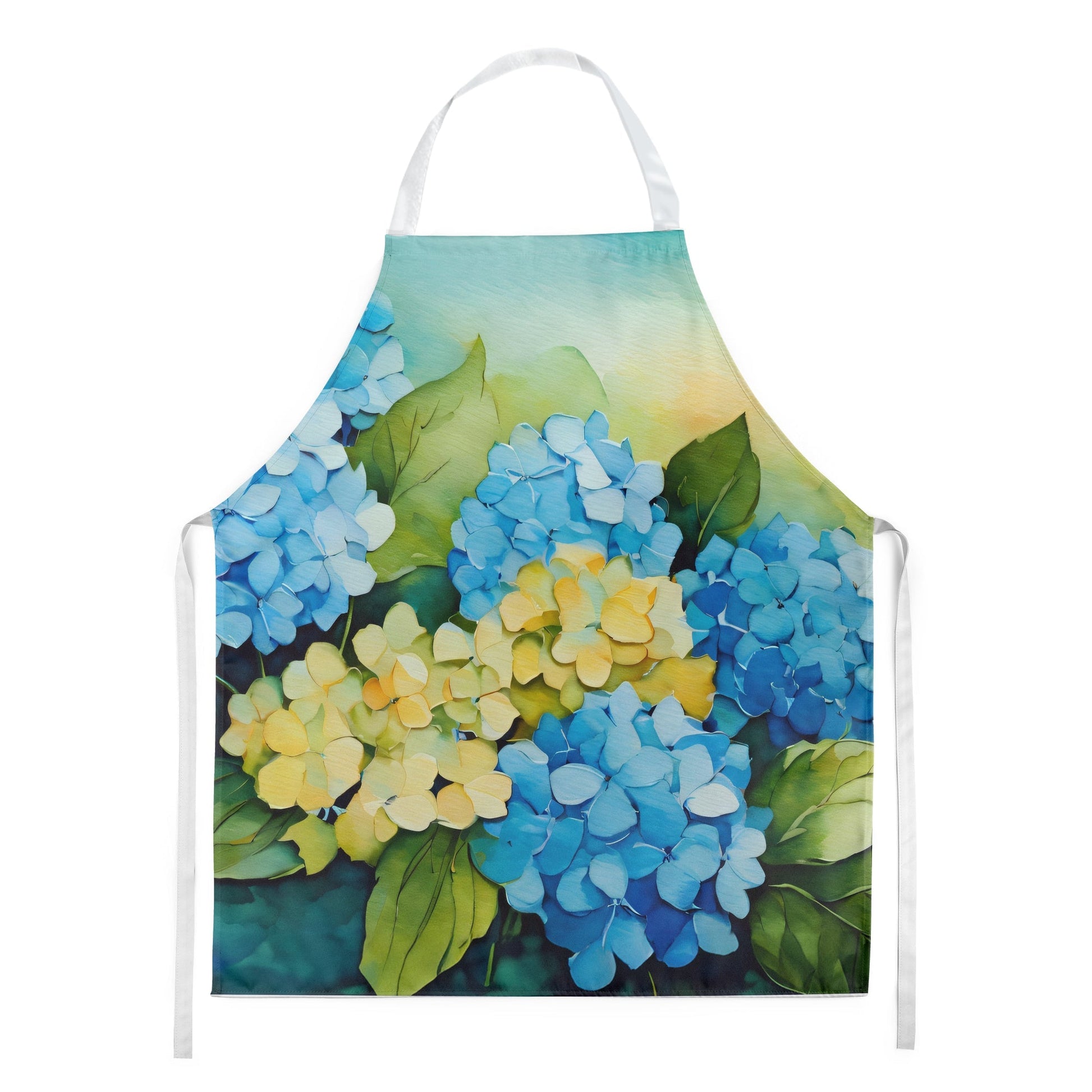Hydrangeas in Watercolor Apron - One Color / One Size - Home & Garden - Kitchen Dining & Bar - Table Decoration &