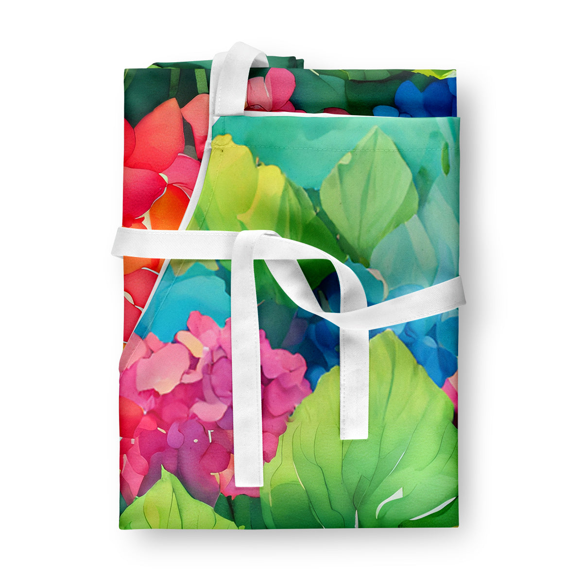 Hydrangeas in Watercolor Apron - One Color / One Size - Home & Garden - Kitchen Dining & Bar - Table Decoration &