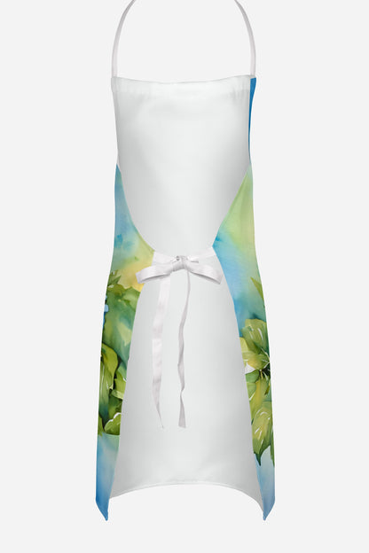 Hydrangeas in Watercolor Apron - One Color / One Size - Home & Garden - Kitchen Dining & Bar - Table Decoration &