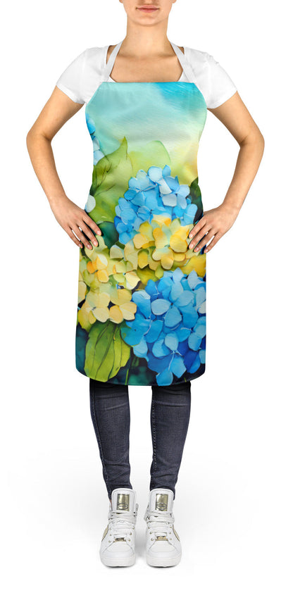 Hydrangeas in Watercolor Apron - One Color / One Size - Home & Garden - Kitchen Dining & Bar - Table Decoration &