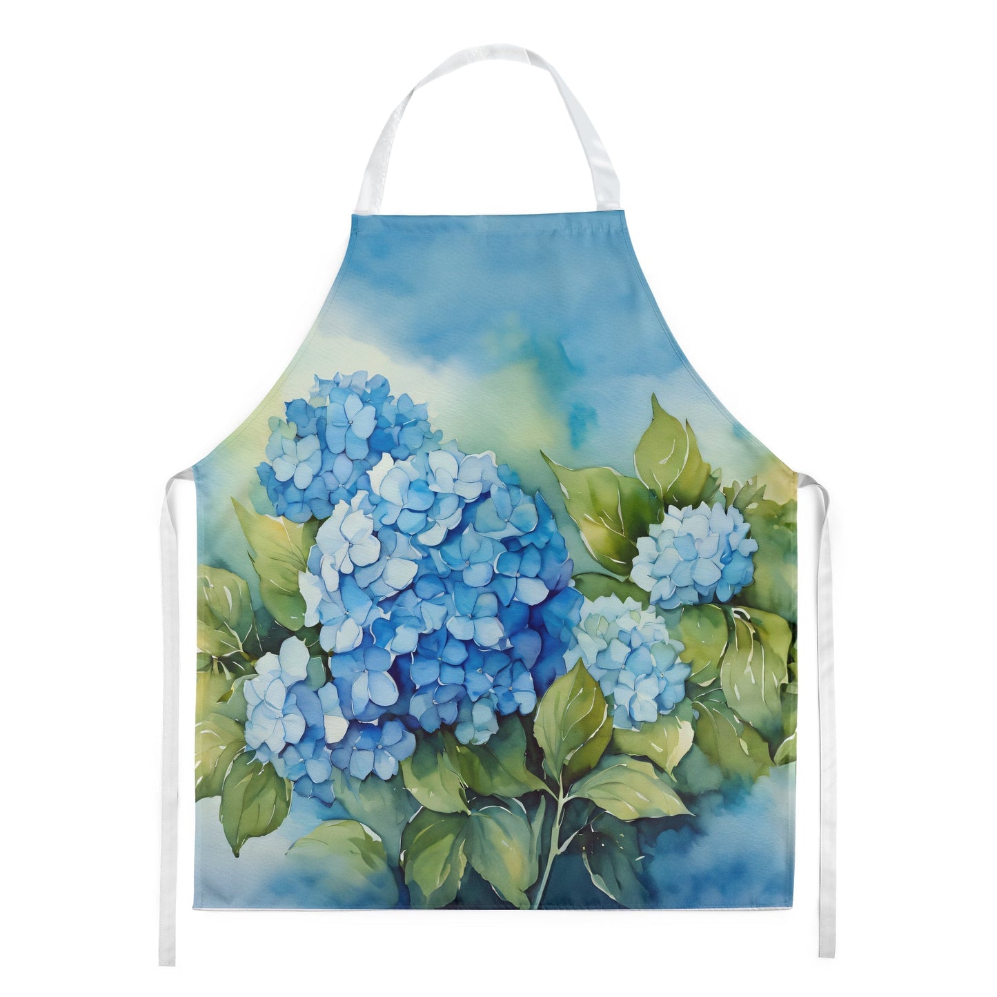 Hydrangeas in Watercolor Apron - One Color / One Size - Home & Garden - Kitchen Dining & Bar - Table Decoration &