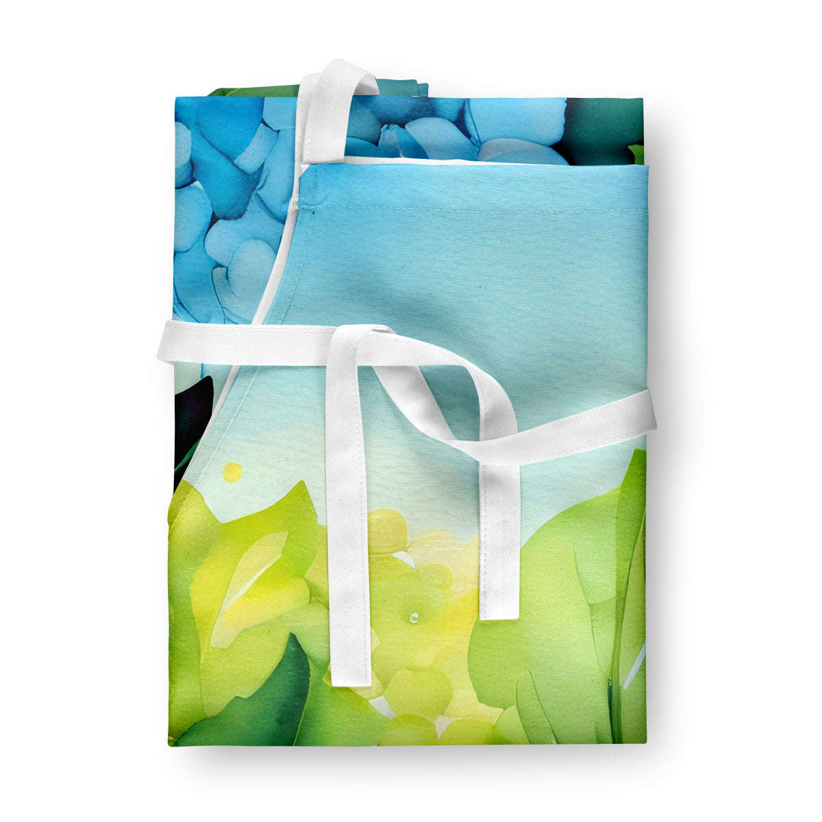 Hydrangeas in Watercolor Apron - One Color / One Size - Home & Garden - Kitchen Dining & Bar - Table Decoration &