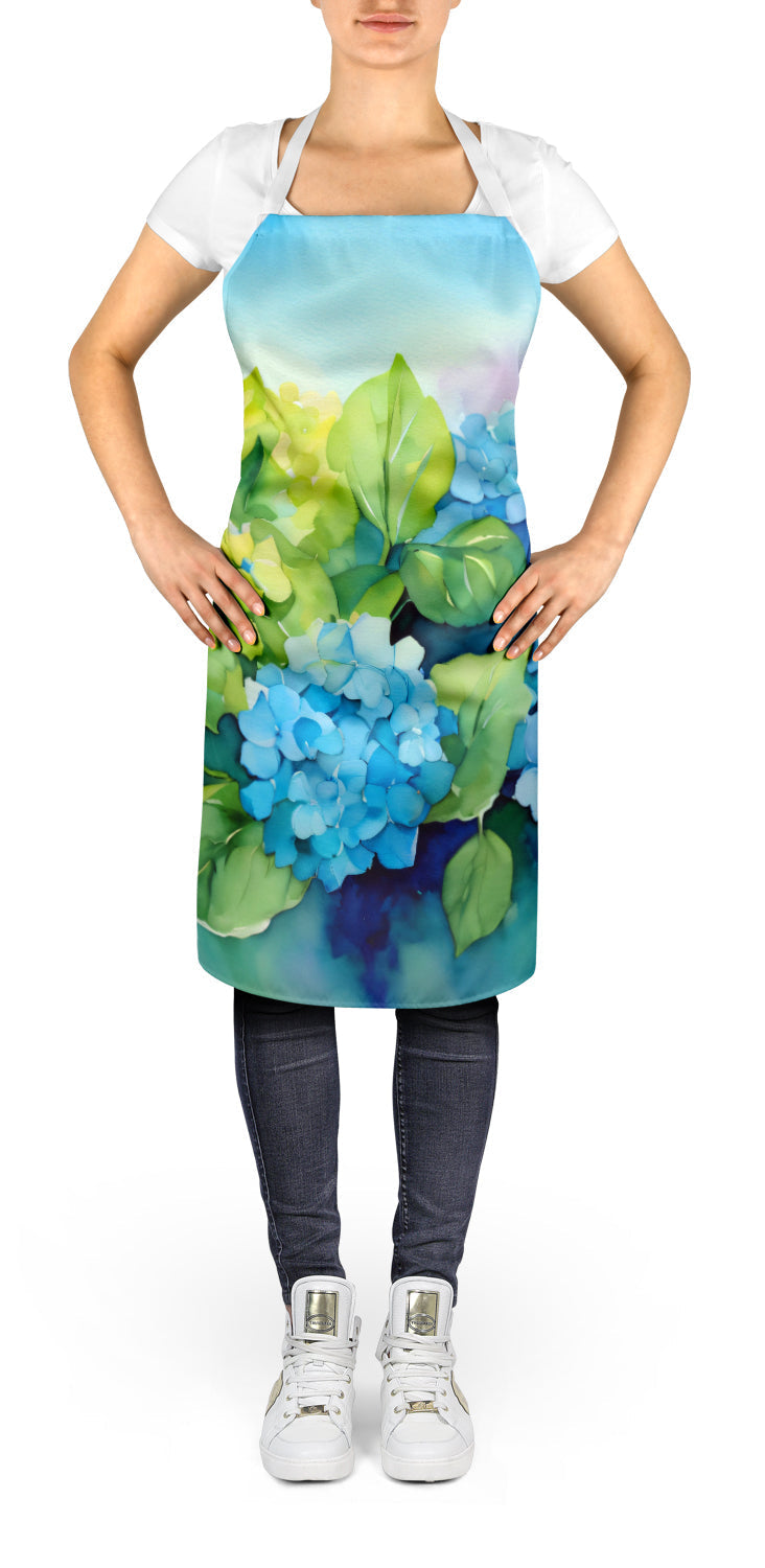 Hydrangeas in Watercolor Apron - One Color / One Size - Home & Garden - Kitchen Dining & Bar - Table Decoration &