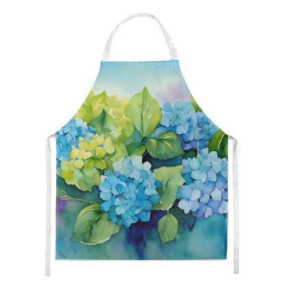 Hydrangeas in Watercolor Apron - One Color / One Size - Home & Garden - Kitchen Dining & Bar - Table Decoration &