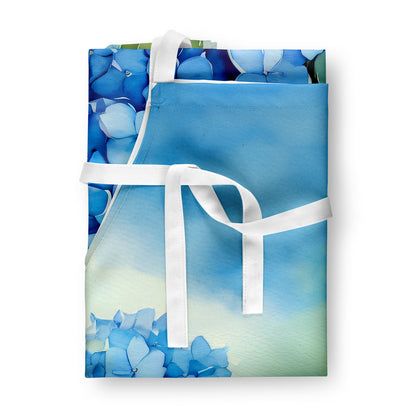 Hydrangeas in Watercolor Apron - One Color / One Size - Home & Garden - Kitchen Dining & Bar - Table Decoration &
