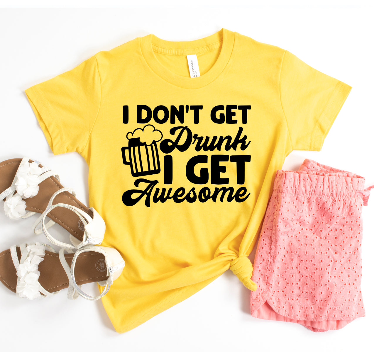I Dont Get Drunk I Get Awesome T-Shirt - Women’s Fashion - Women’s Clothing - Tops & Tees - T-Shirts
