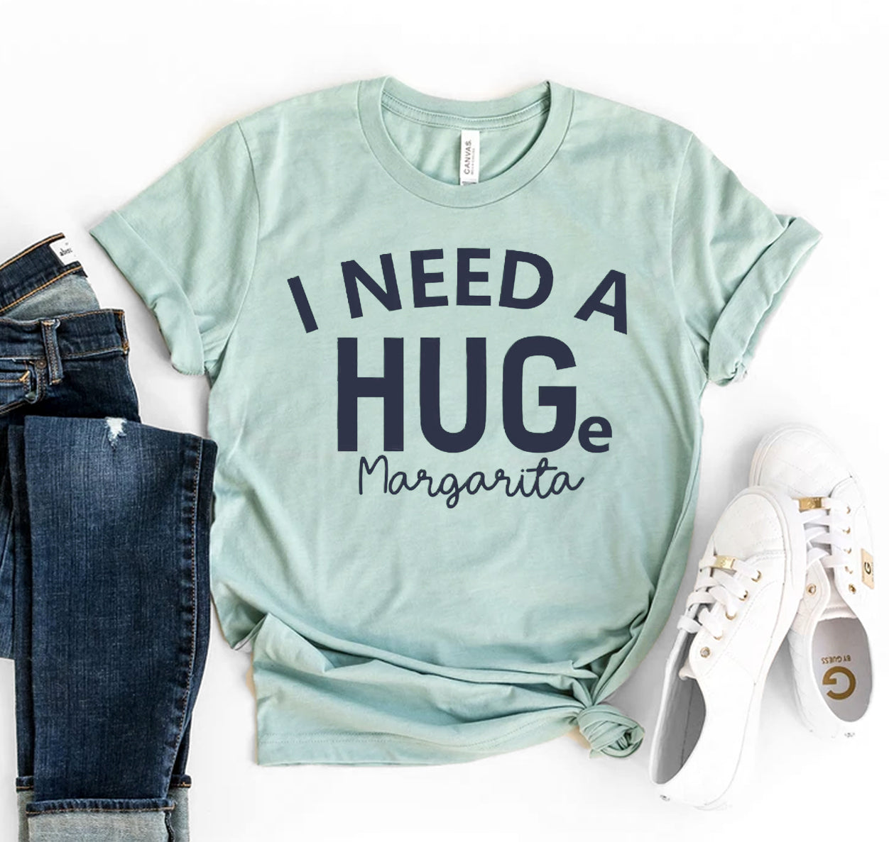 I Need a Huge Margarita T-Shirt - Women’s Fashion - Women’s Clothing - Tops & Tees - T-Shirts