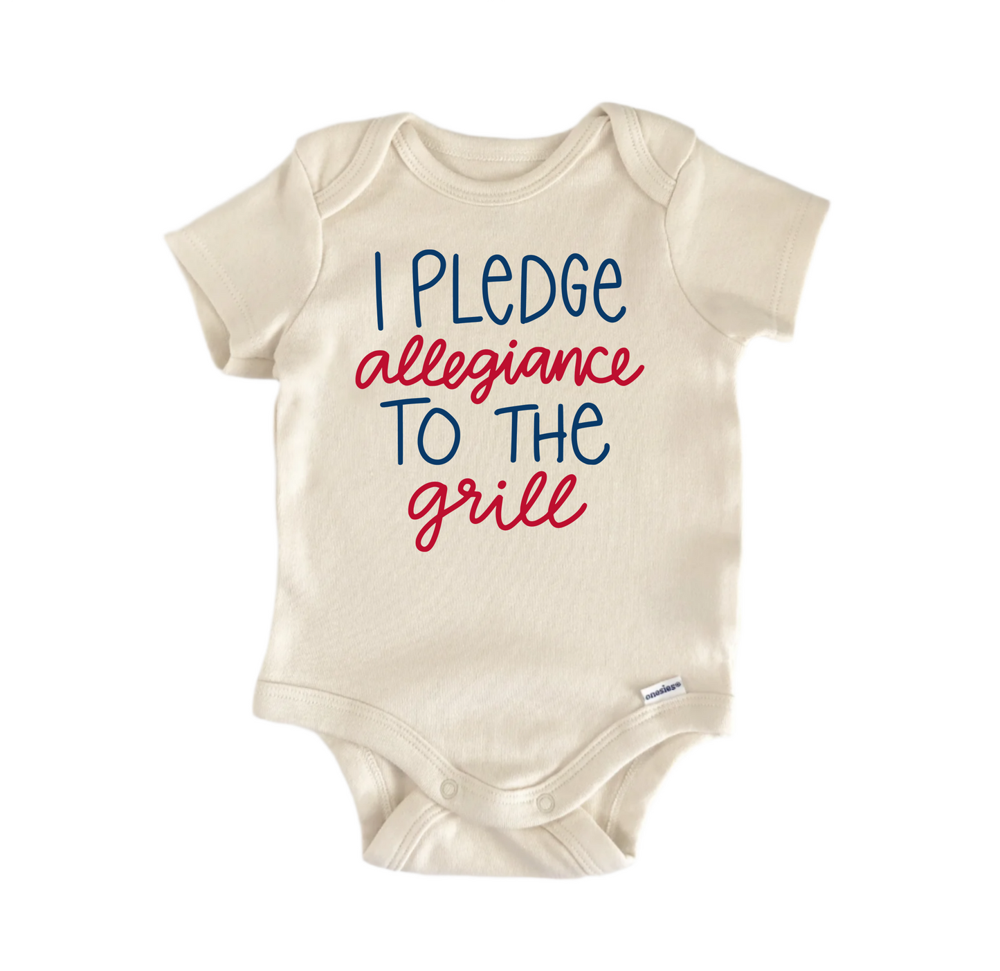 I Pledge Allegiance to the Grill America Patriotic - Baby Boy Girl Bodysuit - Kids & Babies - Mother & Kids - Boys’