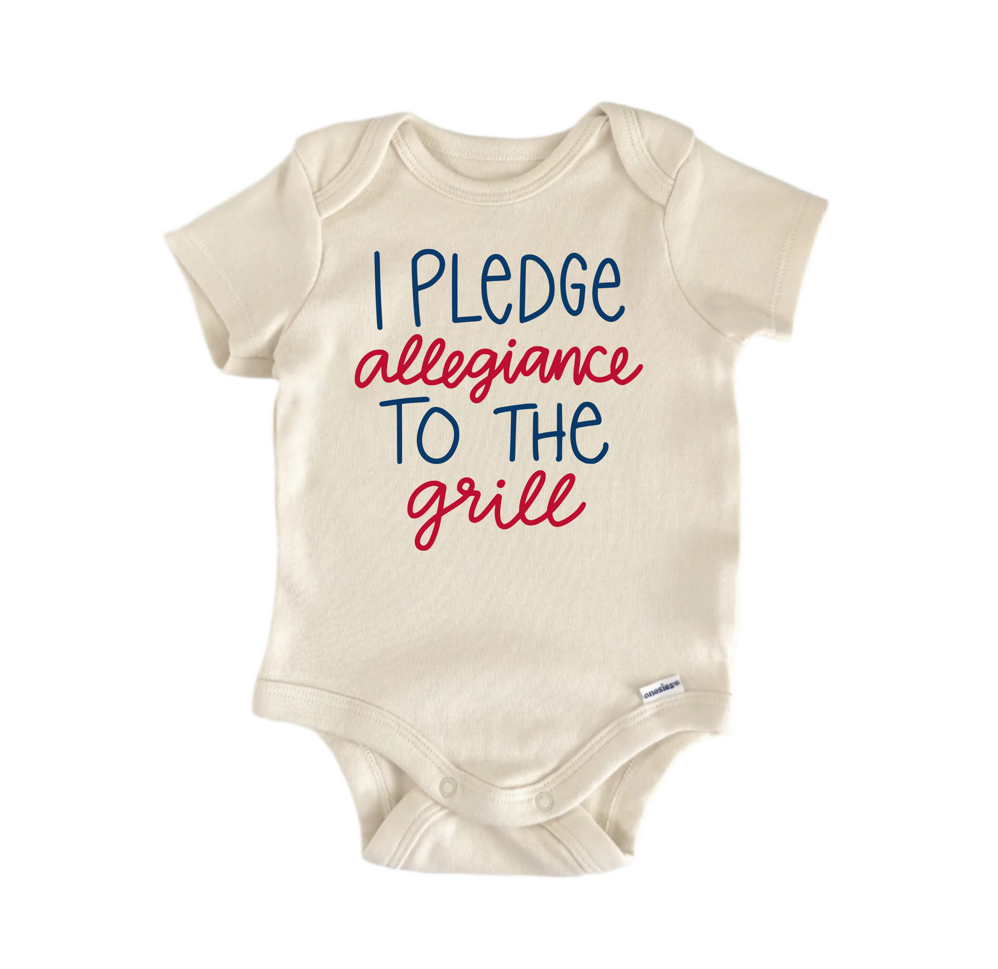 I Pledge Allegiance to the Grill America Patriotic - Baby Boy Girl Bodysuit - Kids & Babies - Mother & Kids - Boys’