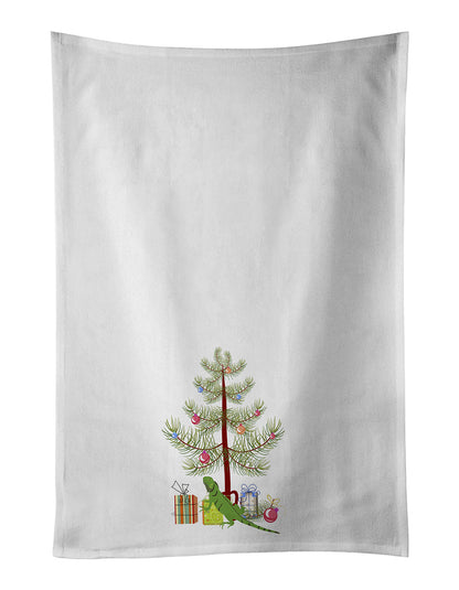 Iguana Merry Christmas Kitchen Towel Set of 2 - One Color / One Size - Home & Garden - Home Textile - Towels