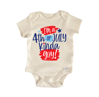 I’m a 4th of July Kinda Guy! July 4th Patriotic - Baby Boy Girl Bodysuit - Kids & Babies - Mother & Kids - Boys’ Baby