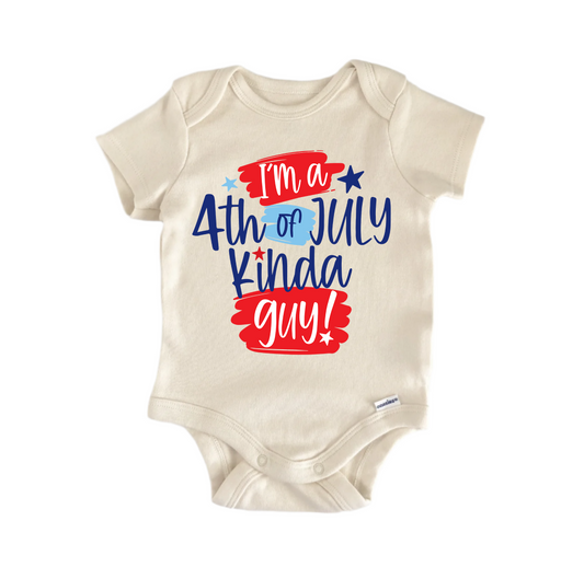 I’m a 4th of July Kinda Guy! July 4th Patriotic - Baby Boy Girl Bodysuit - Kids & Babies - Mother & Kids - Boys’ Baby