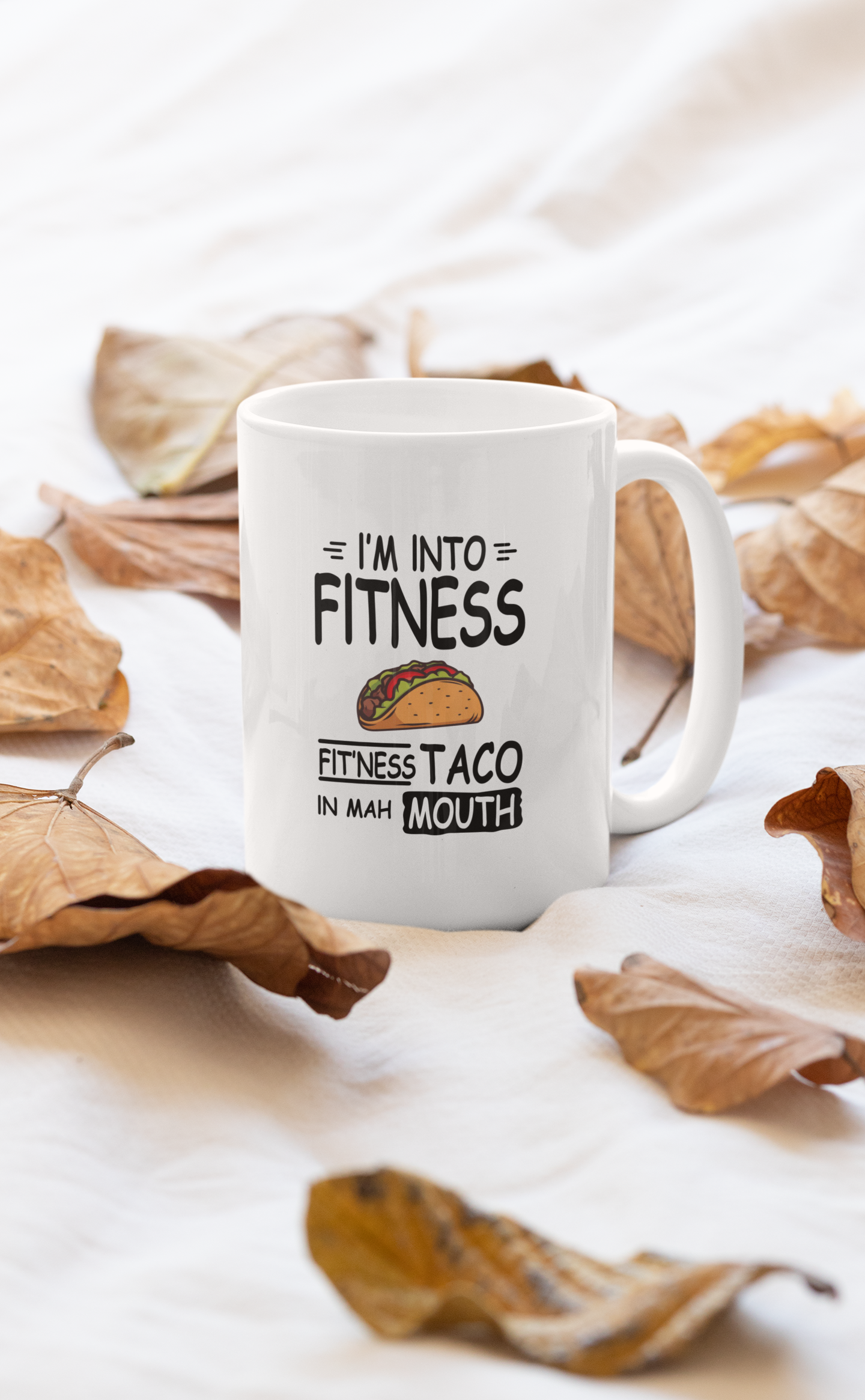 I’m Into Fitness Mug - One Color / One Size - Home & Garden - Kitchen Dining & Bar - Coffeeware