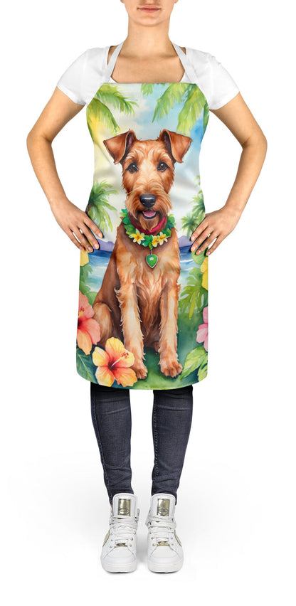 Irish Terrier Luau Apron - One Color / One Size - Home & Garden - Kitchen Dining & Bar - Table Decoration & Accessories