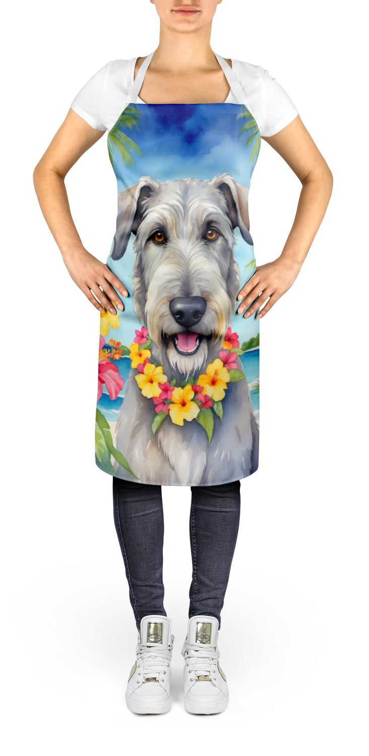 Irish Wolfhound Luau Apron - One Color / One Size - Home & Garden - Kitchen Dining & Bar - Table Decoration &