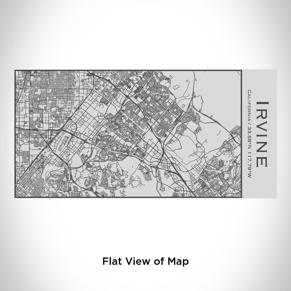 Irvine - California Map Insulated Bottle - Drinkware