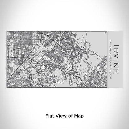 Irvine - California Map Insulated Bottle - Drinkware
