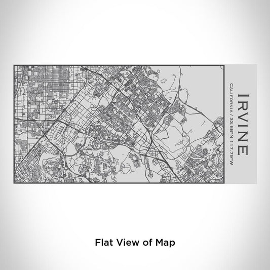 Irvine - California Map Insulated Bottle - Drinkware