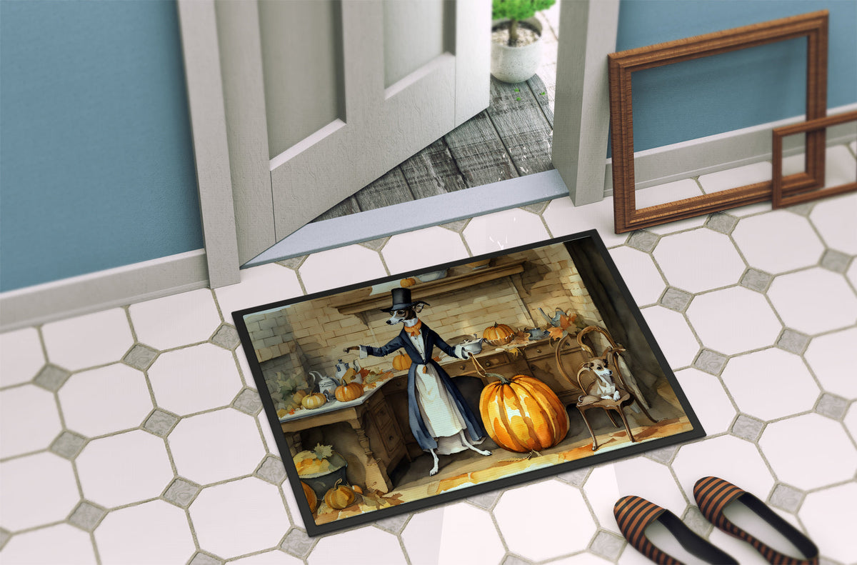 Italian Greyhound Fall Kitchen Pumpkins Doormat - One Color / One Size - Home & Garden - Home Textile - Carpets & Rugs