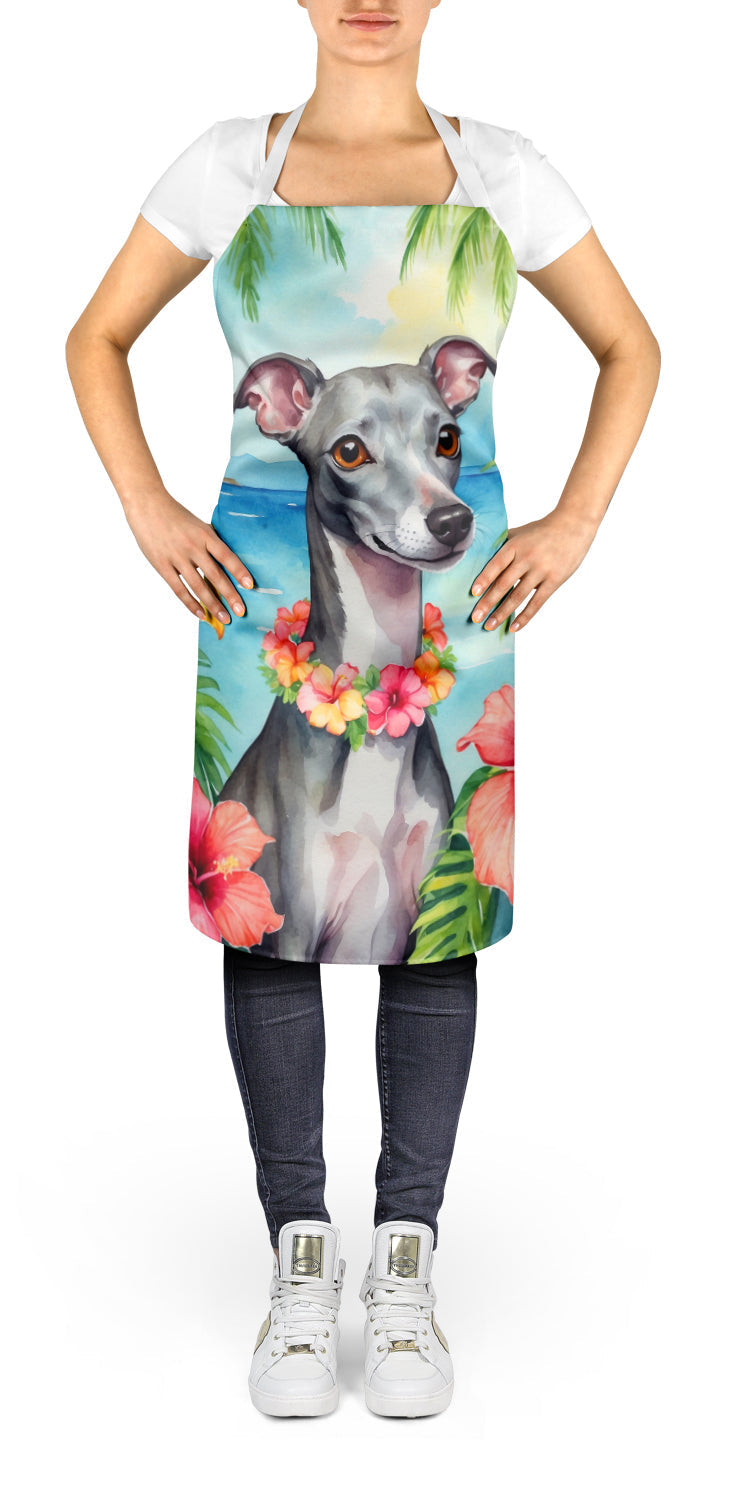 Italian Greyhound Luau Apron - One Color / One Size - Home & Garden - Kitchen Dining & Bar - Table Decoration &