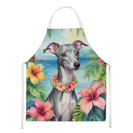 Italian Greyhound Luau Apron - One Color / One Size - Home & Garden - Kitchen Dining & Bar - Table Decoration &