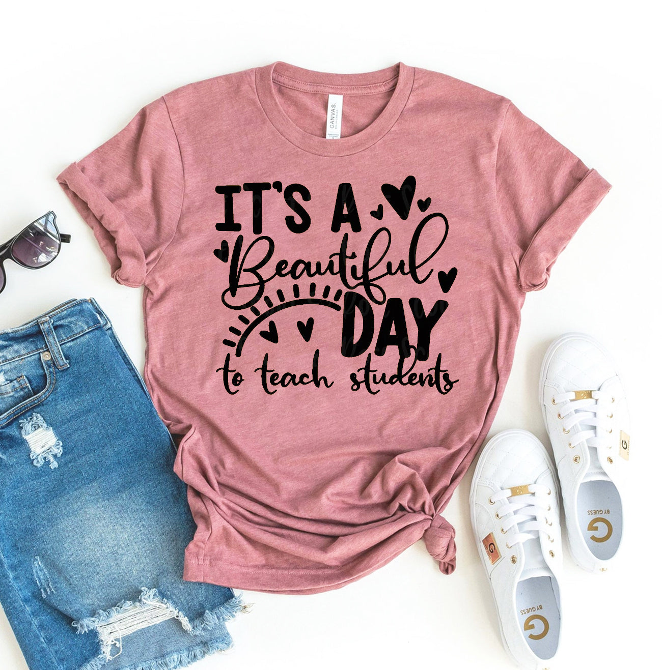 It’s a Beautiful Day to Teach Students T-Shirt - Women’s Fashion - Women’s Clothing - Tops & Tees - T-Shirts