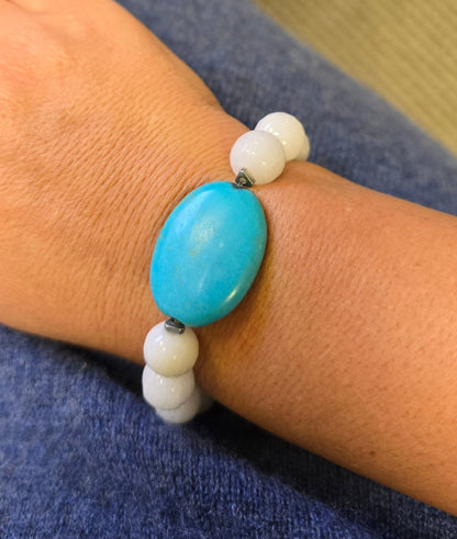 Jade Turq Bracelet - One Color / One Size - Jewelry & Accessories - Bracelets & Bangles - Strand Bracelets