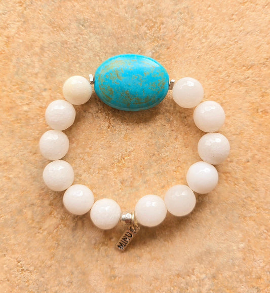 Jade Turq Bracelet - One Color / One Size - Jewelry & Accessories - Bracelets & Bangles - Strand Bracelets