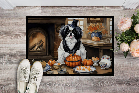 Japanese Chin Fall Kitchen Pumpkins Doormat - One Color / One Size - Home & Garden - Home Textile - Carpets & Rugs