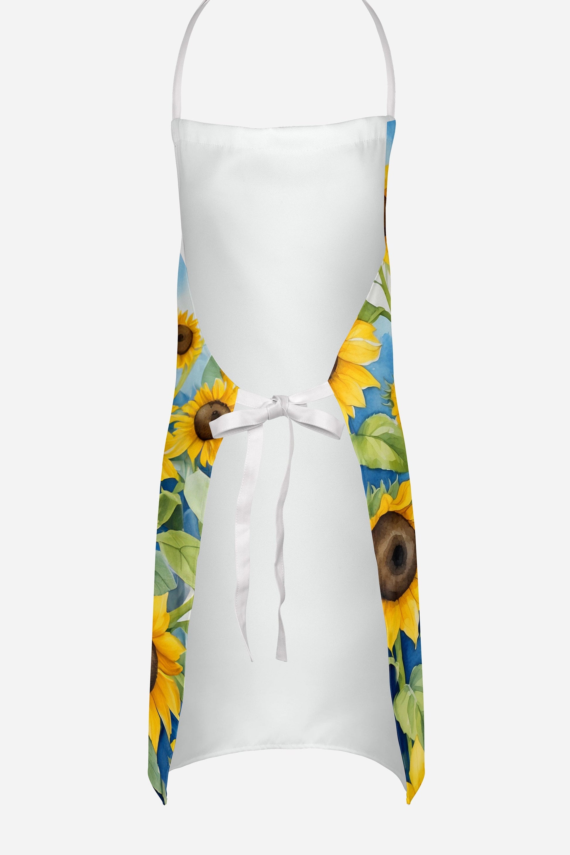 Japanese Chin in Sunflowers Apron - One Color / One Size - Home & Garden - Kitchen Dining & Bar - Table Decoration &