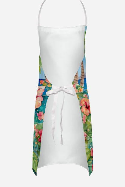 Japanese Chin Luau Apron - One Color / One Size - Home & Garden - Kitchen Dining & Bar - Table Decoration & Accessories