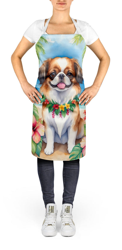 Japanese Chin Luau Apron - One Color / One Size - Home & Garden - Kitchen Dining & Bar - Table Decoration & Accessories