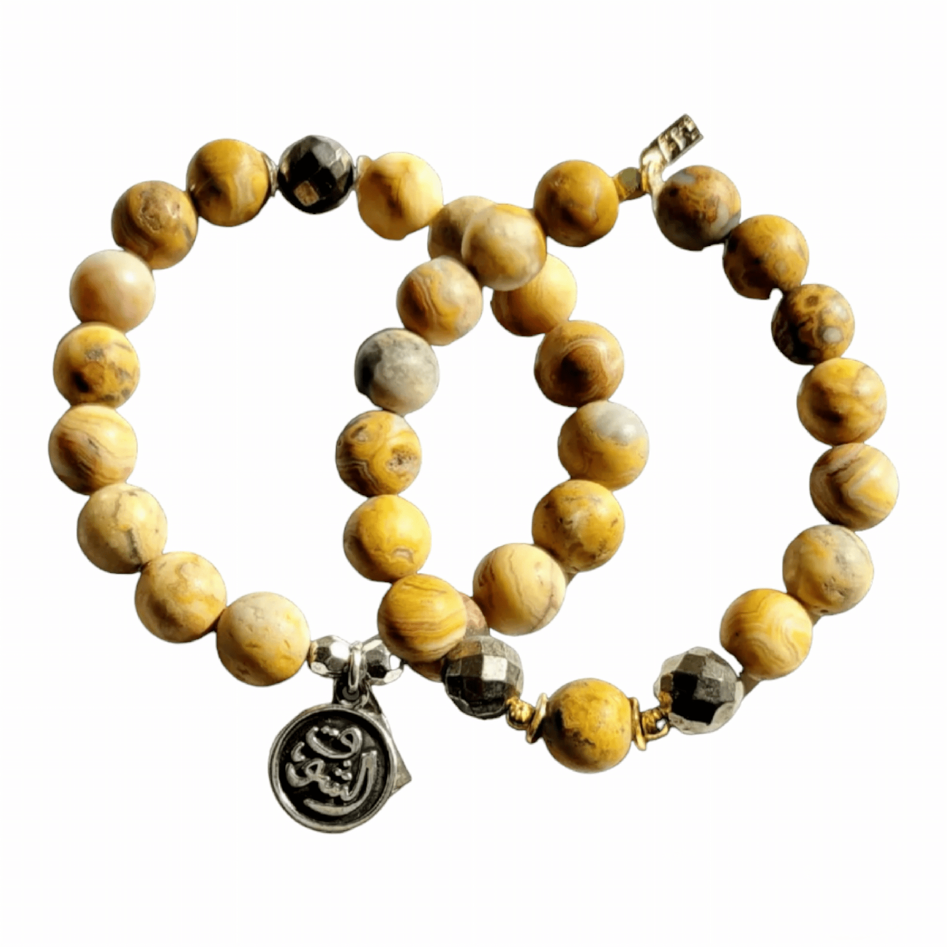 Jasper Bracelets - Set of 2 - Both Bracelets - Jewelry & Accessories - Bracelets & Bangles - Strand Bracelets