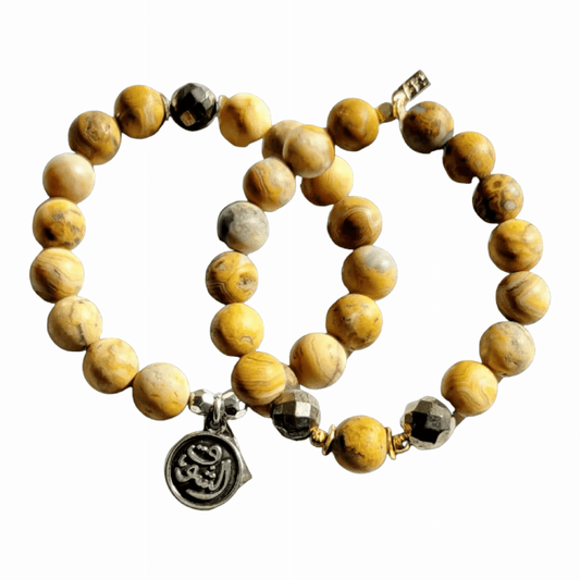 Jasper Bracelets - Set of 2 - Both Bracelets - Jewelry & Accessories - Bracelets & Bangles - Strand Bracelets