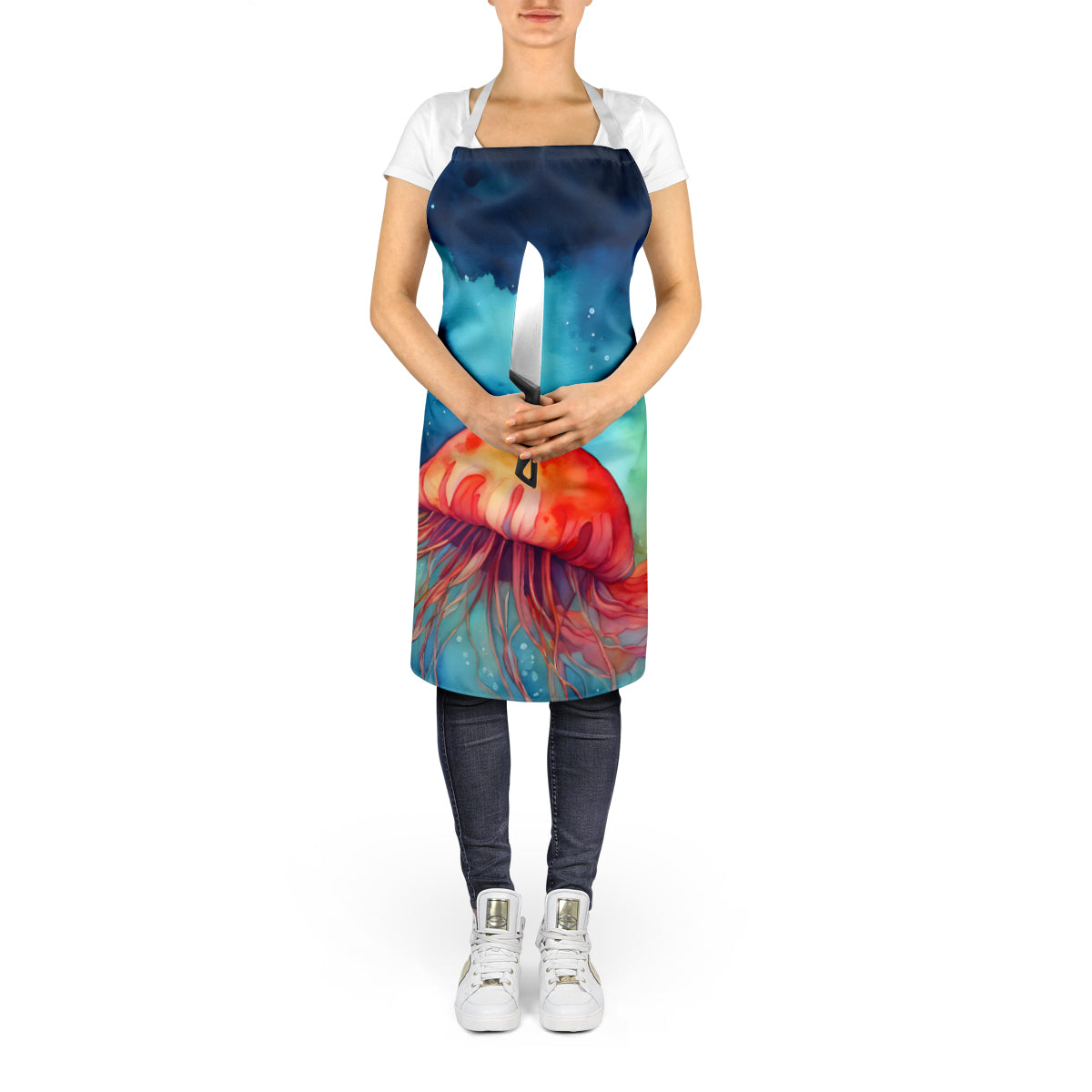 Jellyfish Apron - One Color / One Size - Home & Garden - Kitchen Dining & Bar - Table Decoration & Accessories