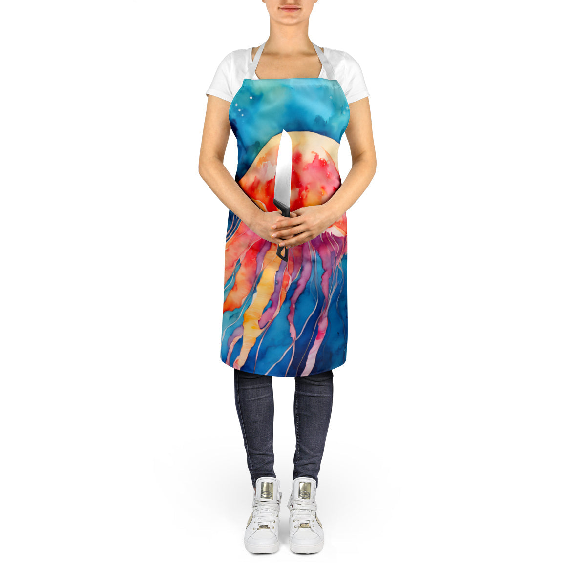 Jellyfish Apron - One Color / One Size - Home & Garden - Kitchen Dining & Bar - Table Decoration & Accessories
