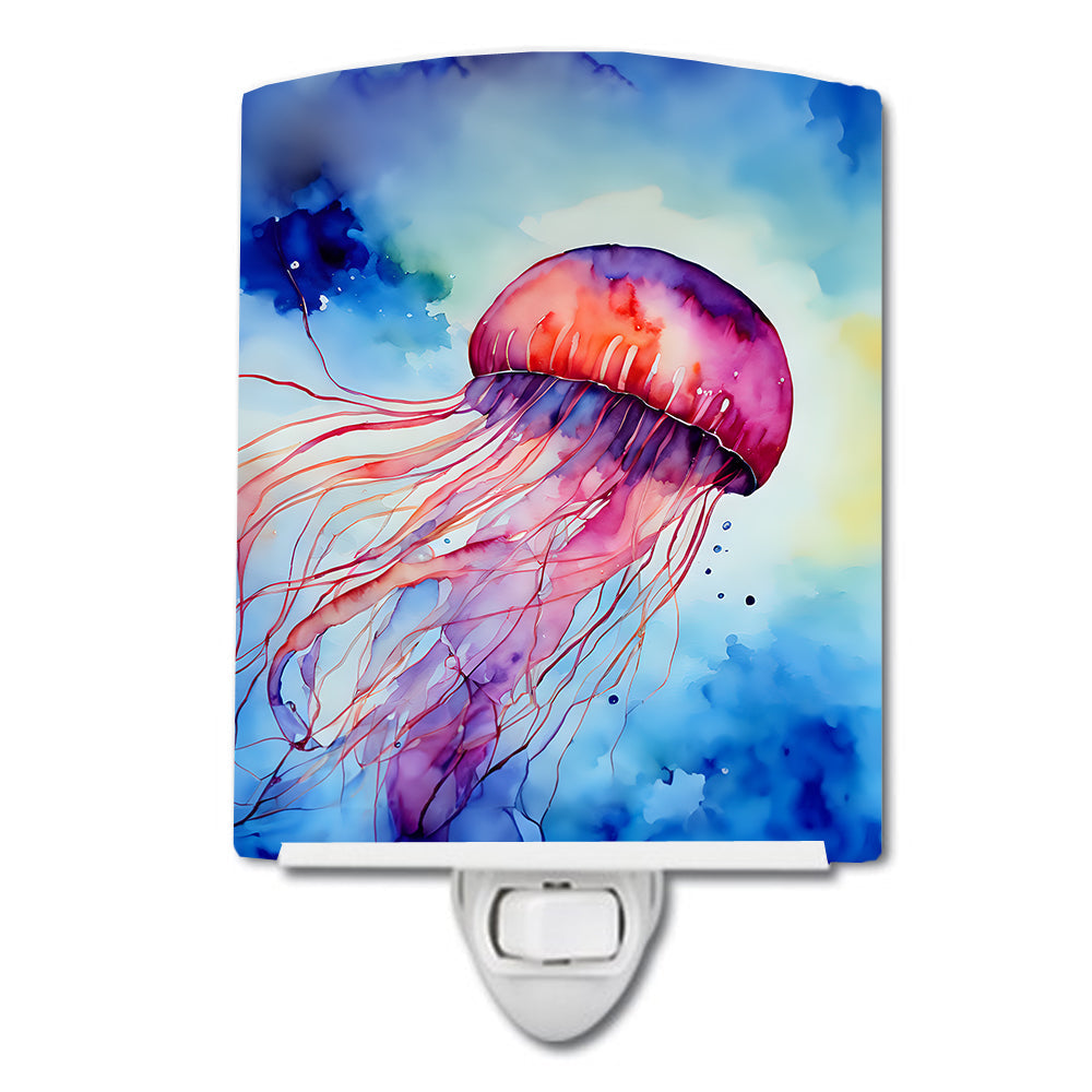 Jellyfish Ceramic Night Light - One Color / One Size - Home & Garden - Home Improvement - Lights & Lighting - Night