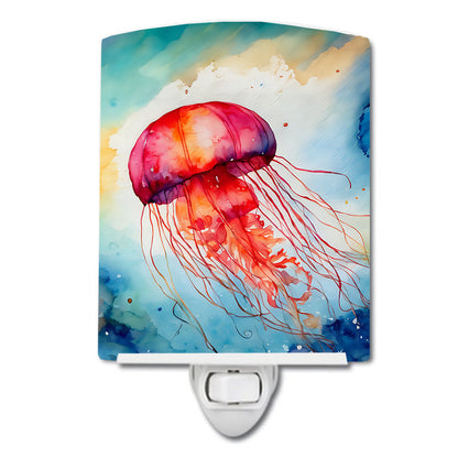 Jellyfish Ceramic Night Light - One Color / One Size - Home & Garden - Home Improvement - Lights & Lighting - Night