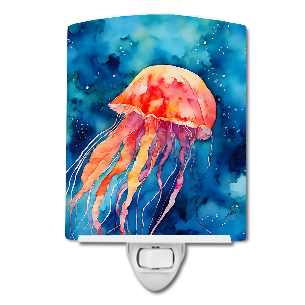 Jellyfish Ceramic Night Light - One Color / One Size - Home & Garden - Home Improvement - Lights & Lighting - Night