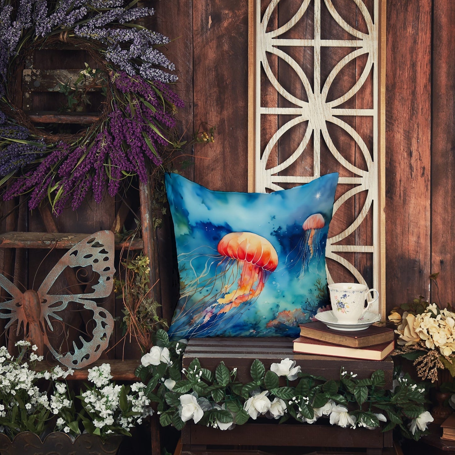 Jellyfish Throw Pillow - One Color / One Size - Home & Garden - Home Textile - Pillows