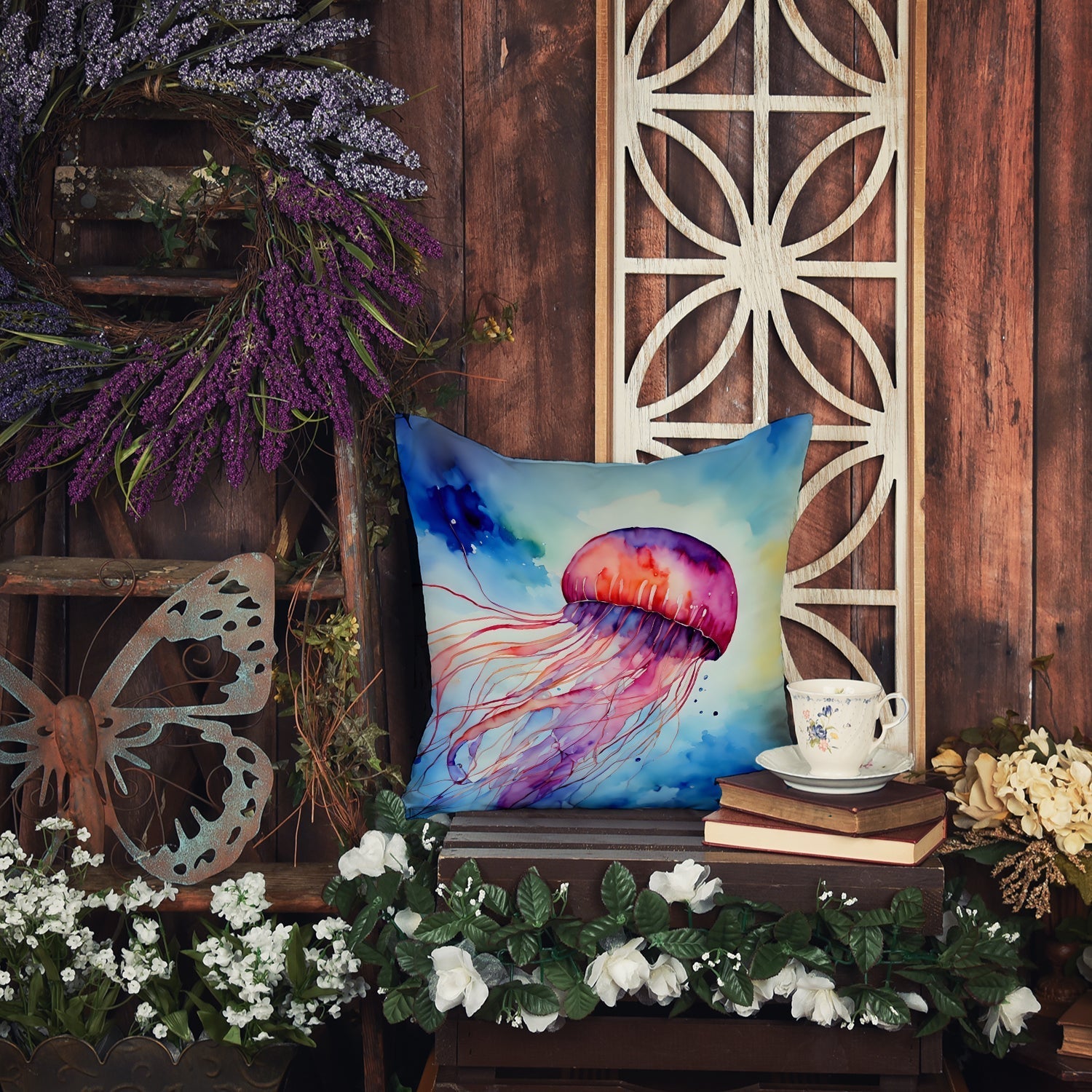 Jellyfish Throw Pillow - One Color / One Size - Home & Garden - Home Textile - Pillows